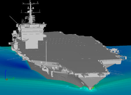 航空母舰CFD模拟